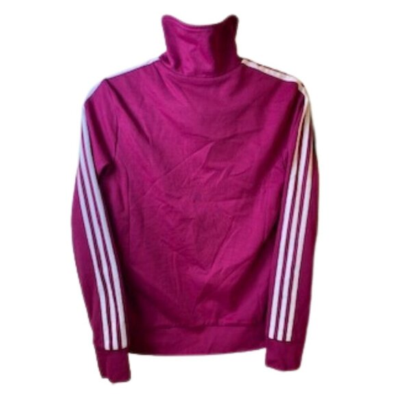 VINTAGE PINK ADIDAS JACKET M - Picture 2 of 6